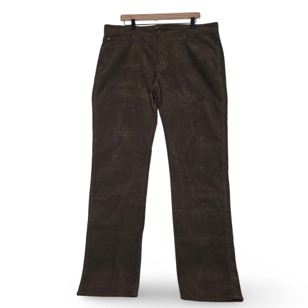 Peter Millar Corduroy Pants Mens 38 Brown Stretch 5 Pocket Straight Leg Trousers